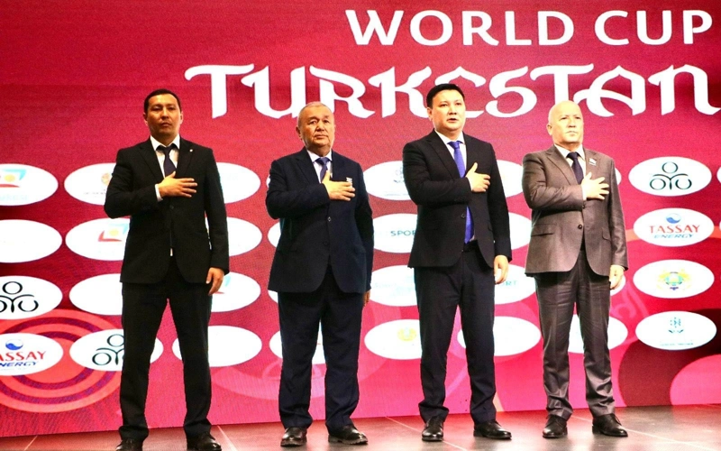 Түркістанда қазақ күресінен Қажымұқан Мұңайтпасұлы атындағы әлем кубогі басталды