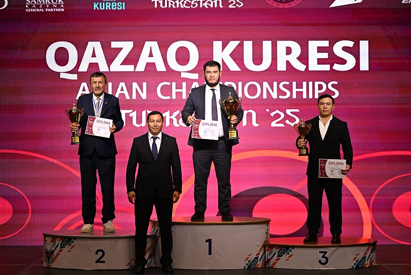 Қазақ күресінен Азия чемпионатында Қазақстан құрамасы бас жүлдені жеңіп алды